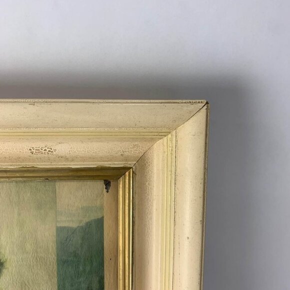 William Bouguereau Girl with Cherries Vintage/Antique Framed Print - Picture 7 of 9